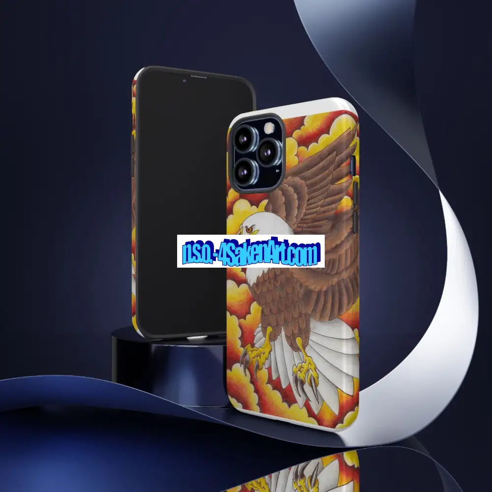 Eagle Phone Case Tough Cases with Eagle Design Gift for Wildlife Lovers Unique Phone Accessories Stylish Tough Cover