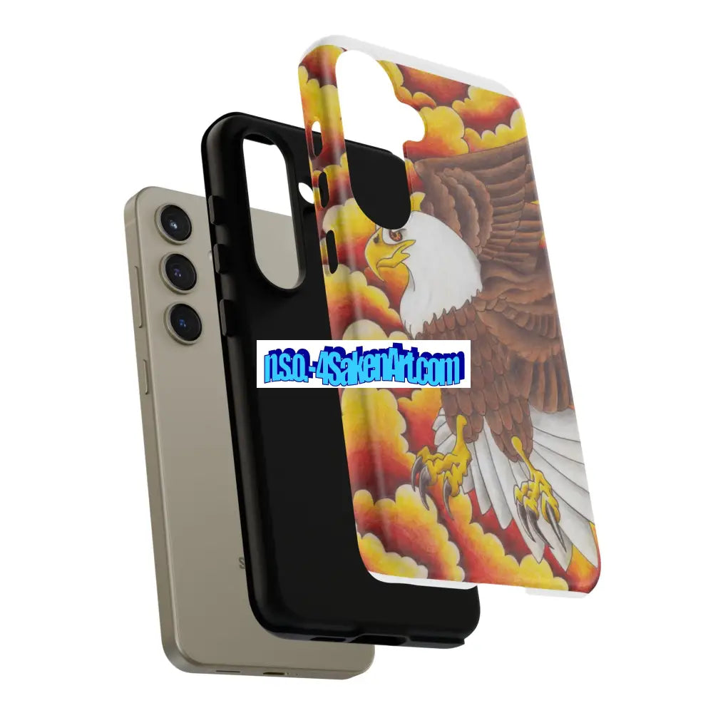 Eagle Phone Case Tough Cases with Eagle Design Gift for Wildlife Lovers Unique Phone Accessories Stylish Tough Cover