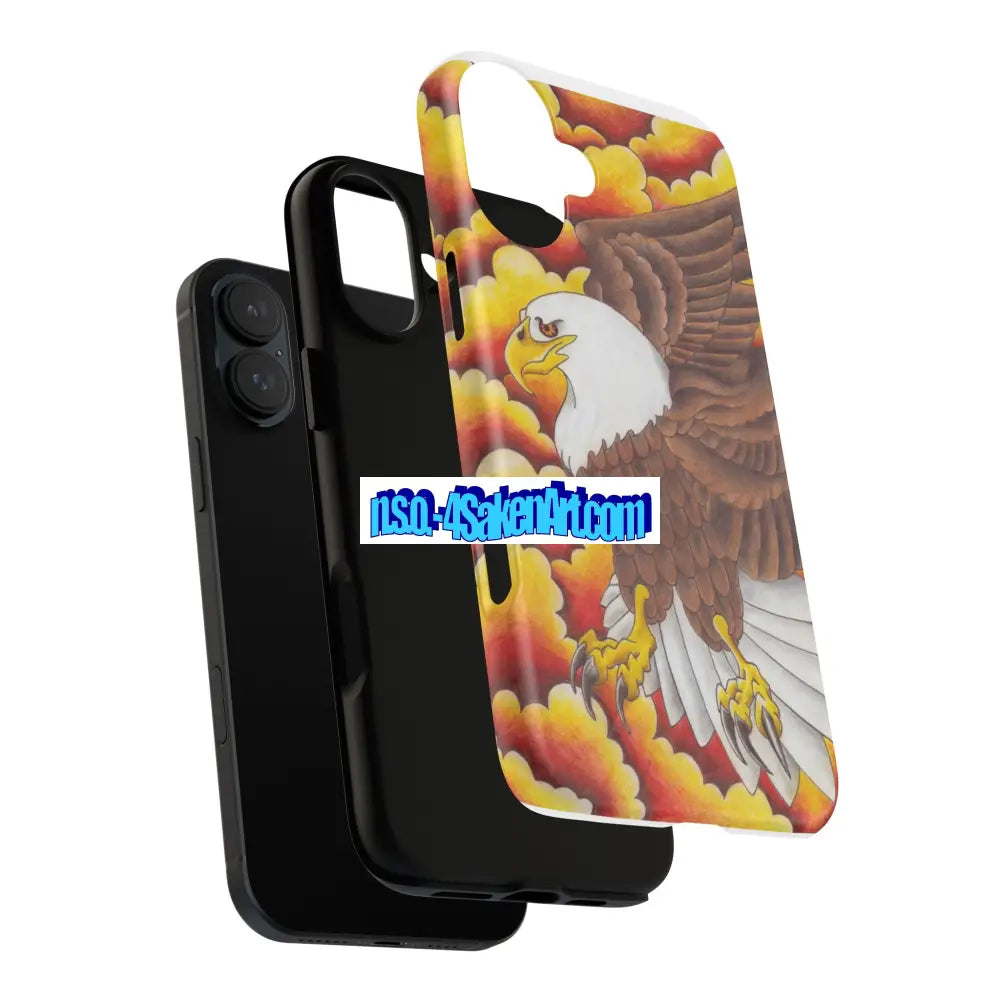 Eagle Phone Case Tough Cases with Eagle Design Gift for Wildlife Lovers Unique Phone Accessories Stylish Tough Cover