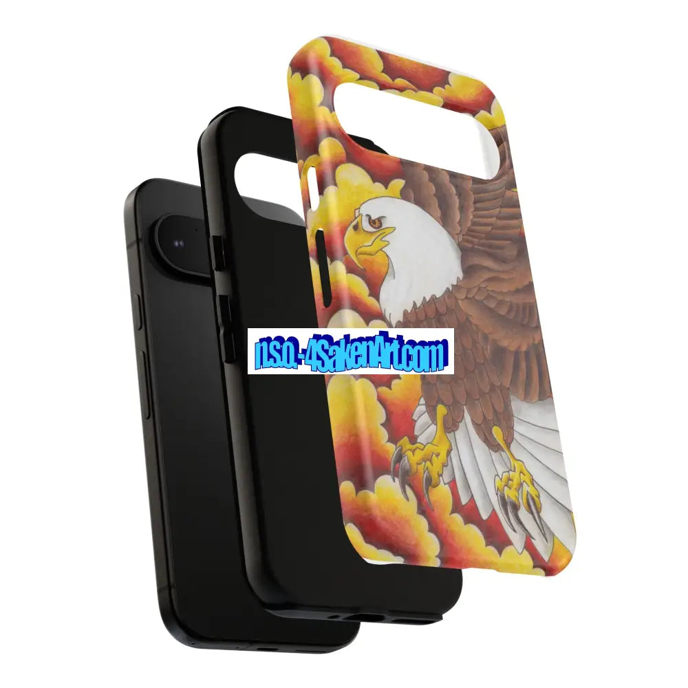 Eagle Phone Case Tough Cases with Eagle Design Gift for Wildlife Lovers Unique Phone Accessories Stylish Tough Cover