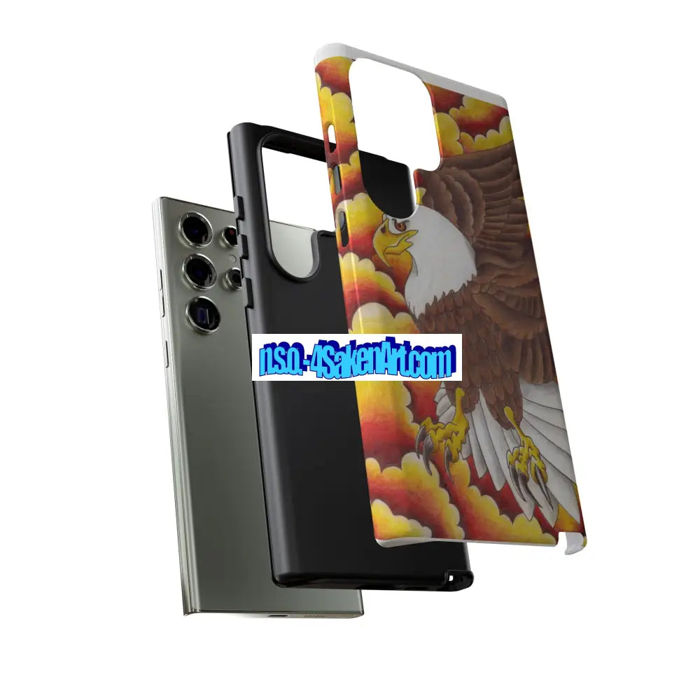Eagle Phone Case Tough Cases with Eagle Design Gift for Wildlife Lovers Unique Phone Accessories Stylish Tough Cover