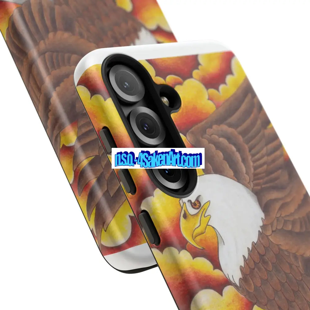Eagle Phone Case Tough Cases with Eagle Design Gift for Wildlife Lovers Unique Phone Accessories Stylish Tough Cover