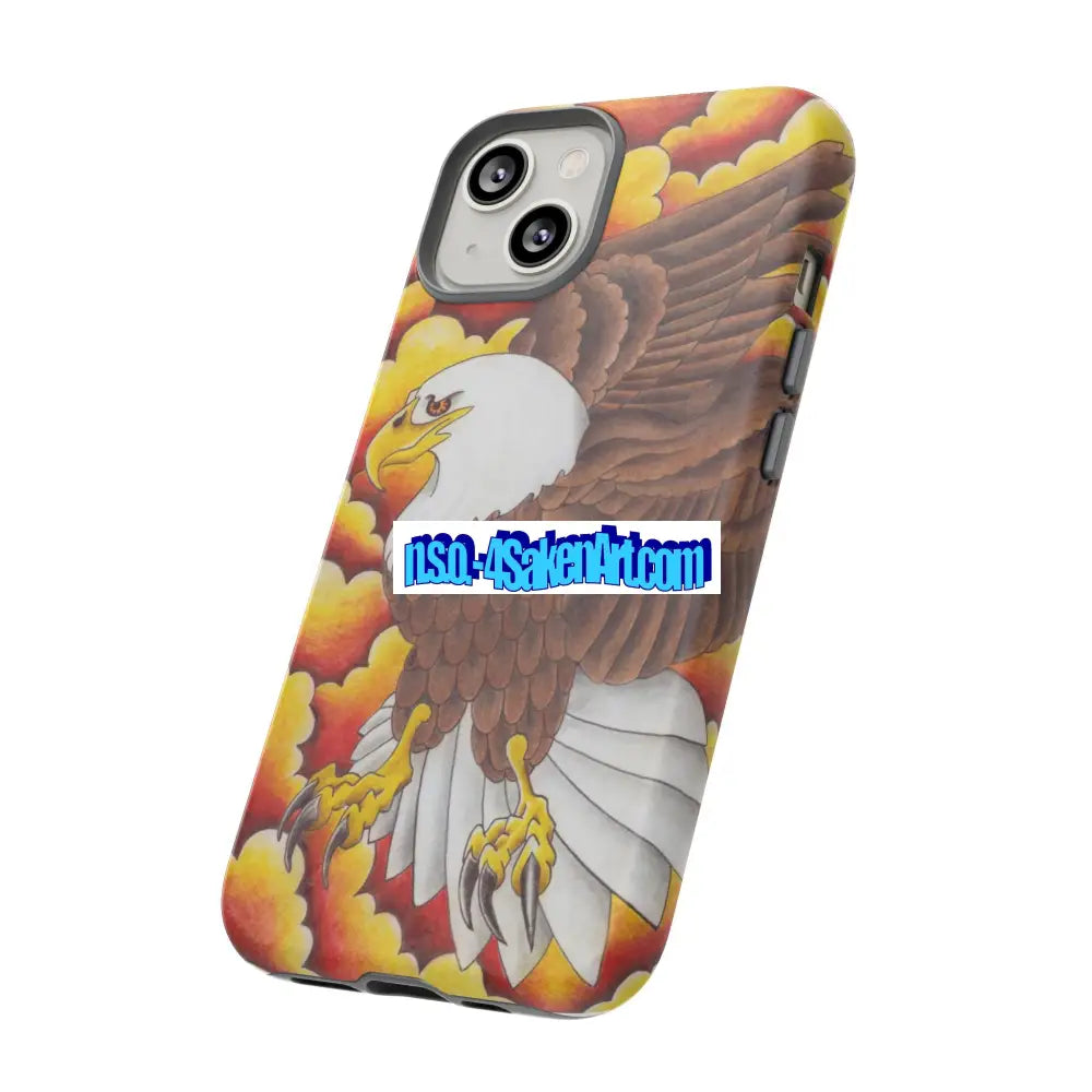 Eagle Phone Case Tough Cases with Eagle Design Gift for Wildlife Lovers Unique Phone Accessories Stylish Tough Cover