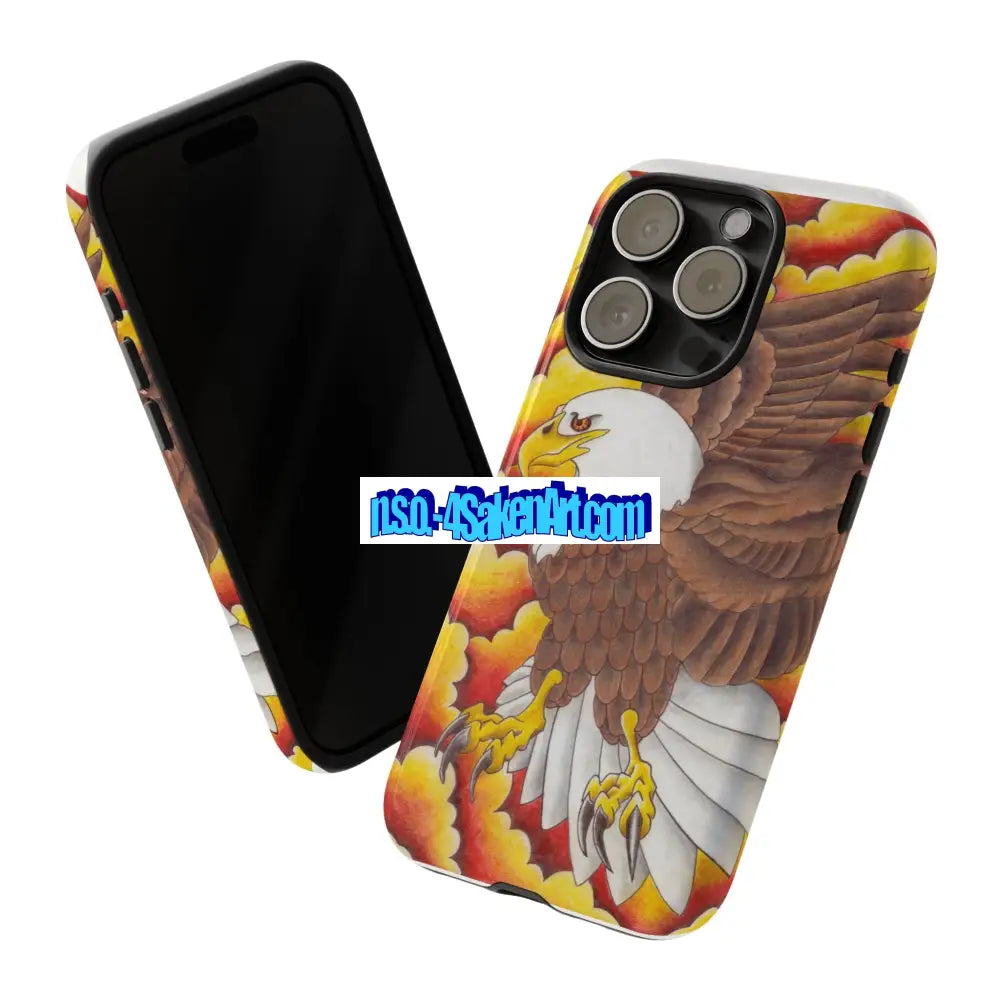 Eagle Phone Case Tough Cases with Eagle Design Gift for Wildlife Lovers Unique Phone Accessories Stylish Tough Cover