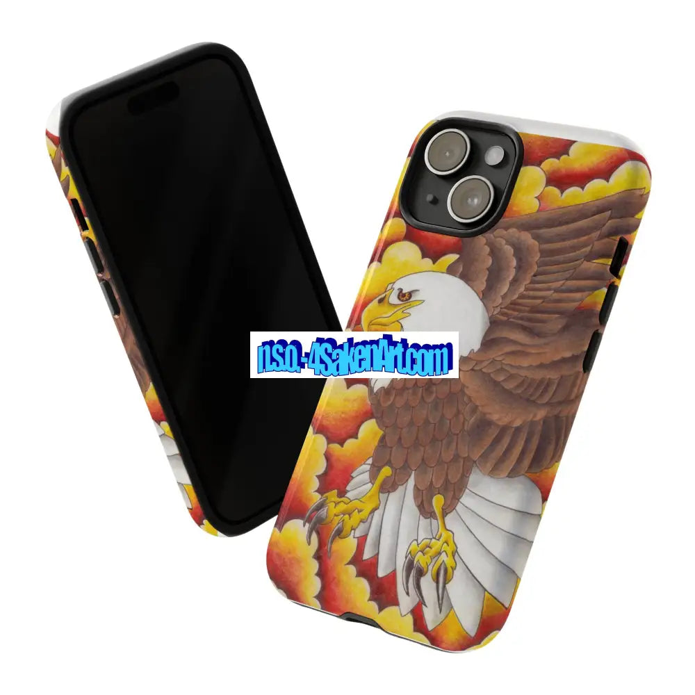 Eagle Phone Case Tough Cases with Eagle Design Gift for Wildlife Lovers Unique Phone Accessories Stylish Tough Cover