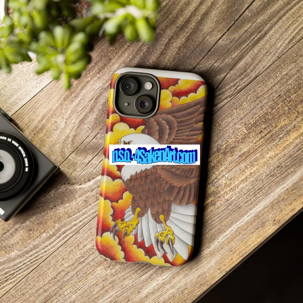 Eagle Phone Case Tough Cases with Eagle Design Gift for Wildlife Lovers Unique Phone Accessories Stylish Tough Cover