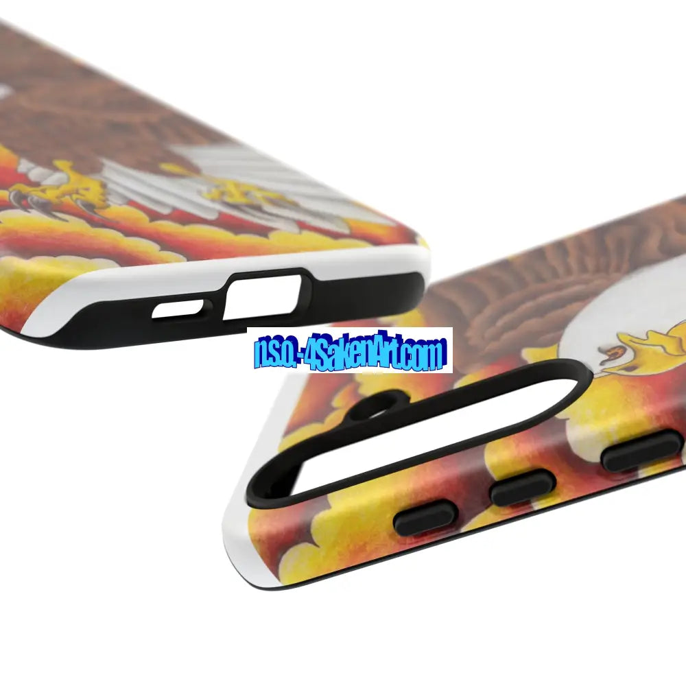 Eagle Phone Case Tough Cases with Eagle Design Gift for Wildlife Lovers Unique Phone Accessories Stylish Tough Cover