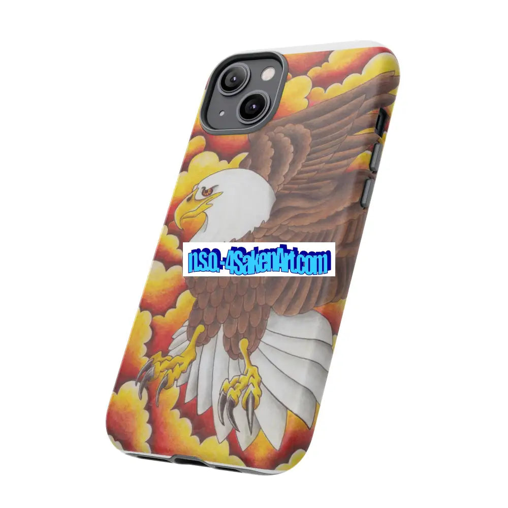 Eagle Phone Case Tough Cases with Eagle Design Gift for Wildlife Lovers Unique Phone Accessories Stylish Tough Cover