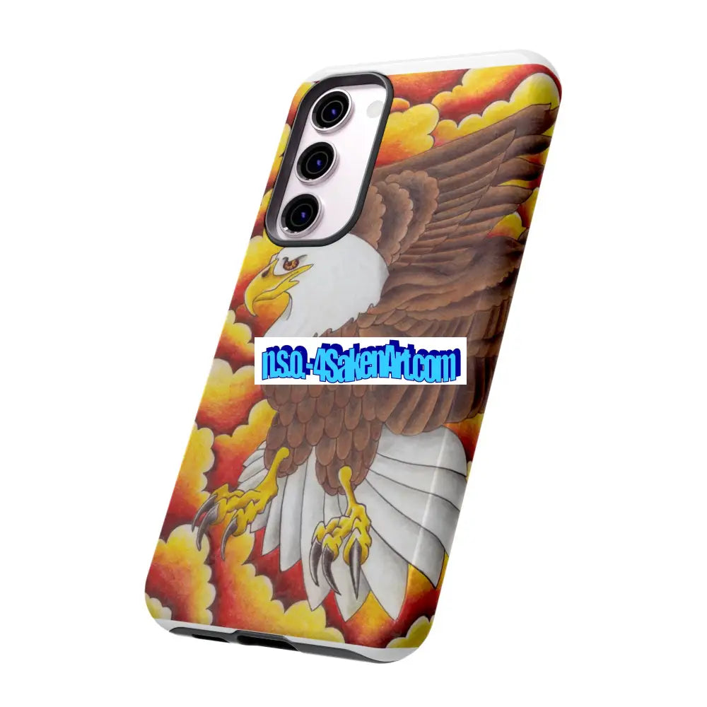 Eagle Phone Case Tough Cases with Eagle Design Gift for Wildlife Lovers Unique Phone Accessories Stylish Tough Cover