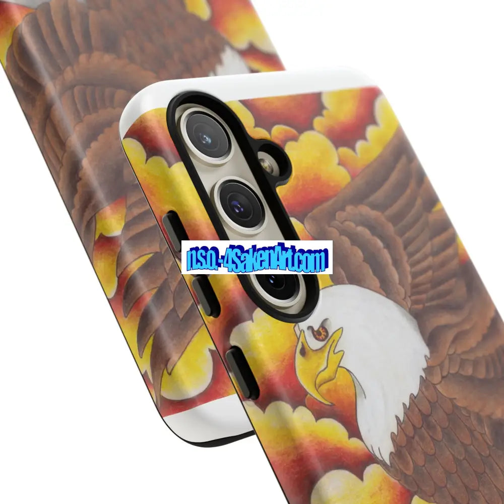 Eagle Phone Case Tough Cases with Eagle Design Gift for Wildlife Lovers Unique Phone Accessories Stylish Tough Cover