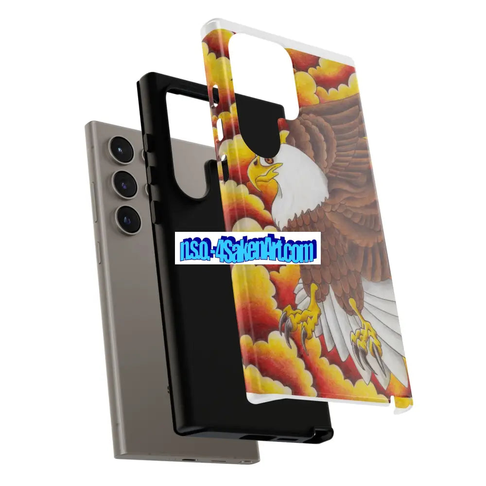 Eagle Phone Case Tough Cases with Eagle Design Gift for Wildlife Lovers Unique Phone Accessories Stylish Tough Cover