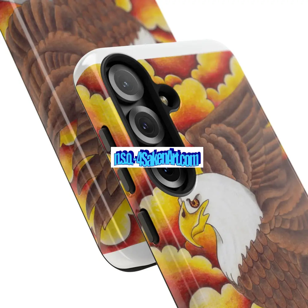 Eagle Phone Case Tough Cases with Eagle Design Gift for Wildlife Lovers Unique Phone Accessories Stylish Tough Cover
