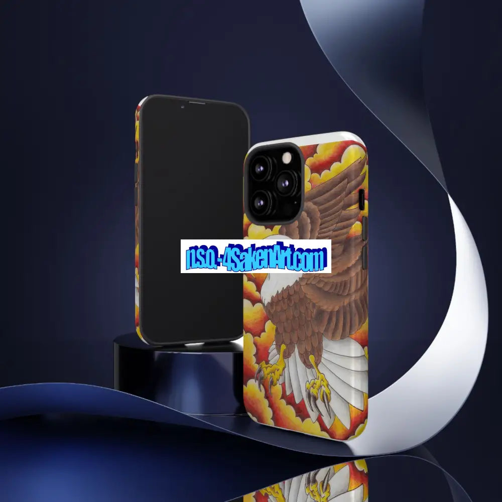 Eagle Phone Case Tough Cases with Eagle Design Gift for Wildlife Lovers Unique Phone Accessories Stylish Tough Cover