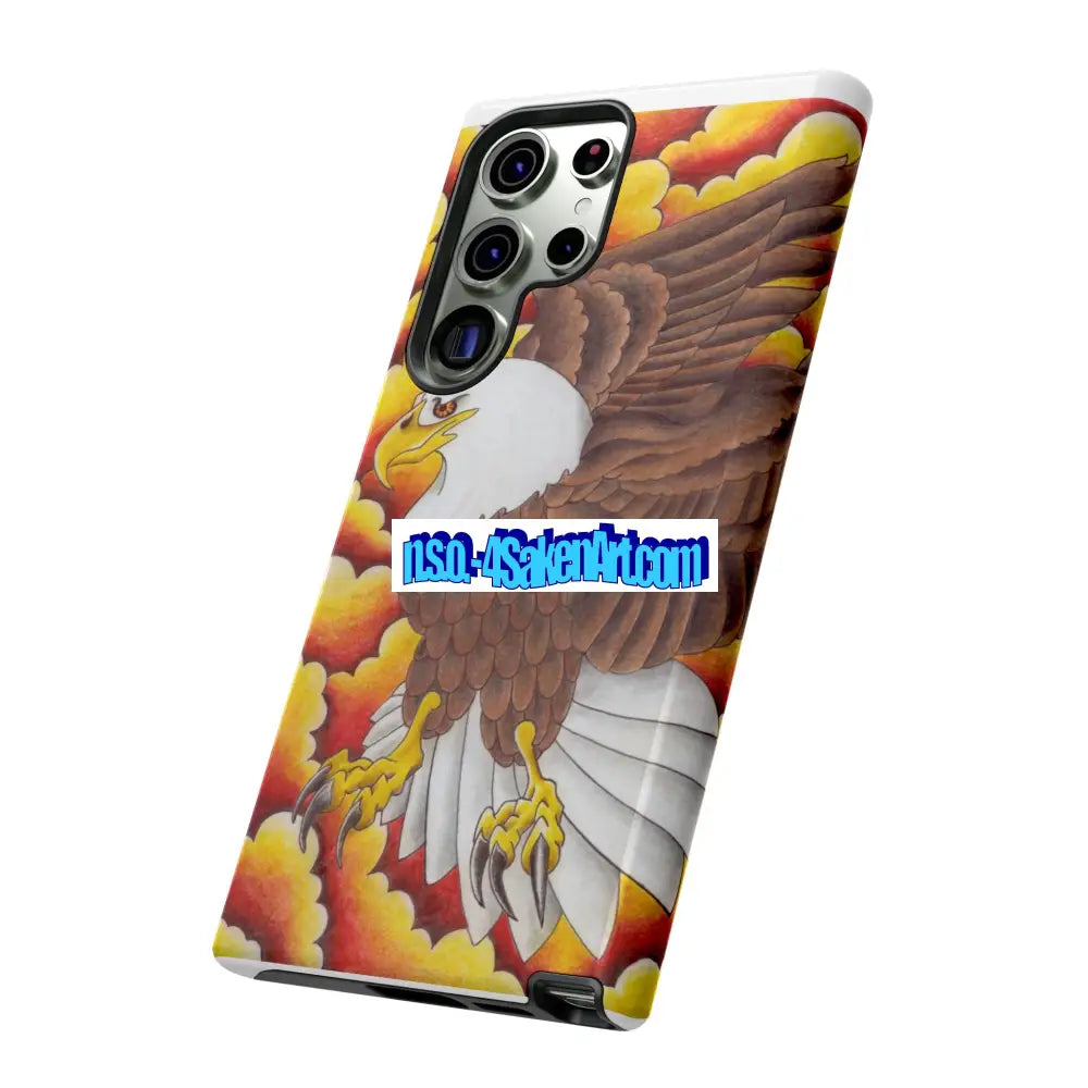 Eagle Phone Case Tough Cases with Eagle Design Gift for Wildlife Lovers Unique Phone Accessories Stylish Tough Cover