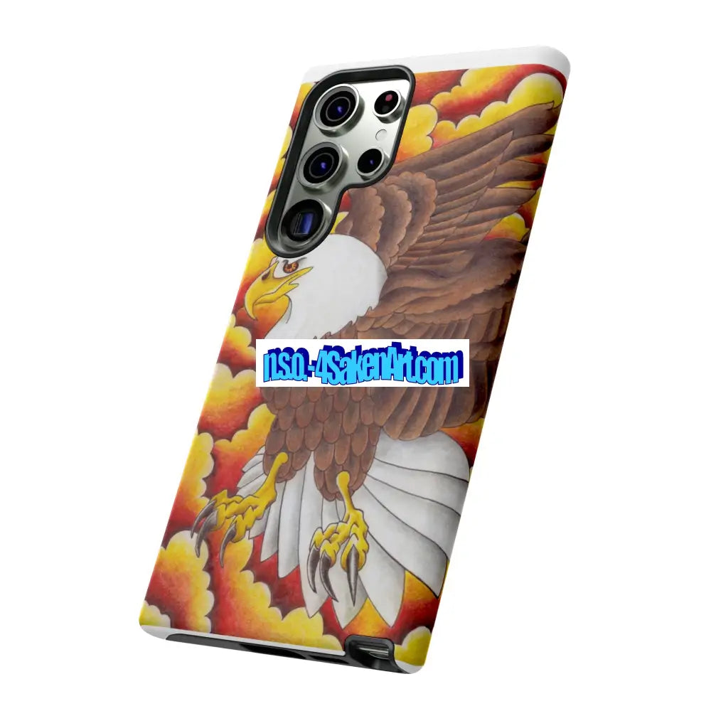Eagle Phone Case Tough Cases with Eagle Design Gift for Wildlife Lovers Unique Phone Accessories Stylish Tough Cover