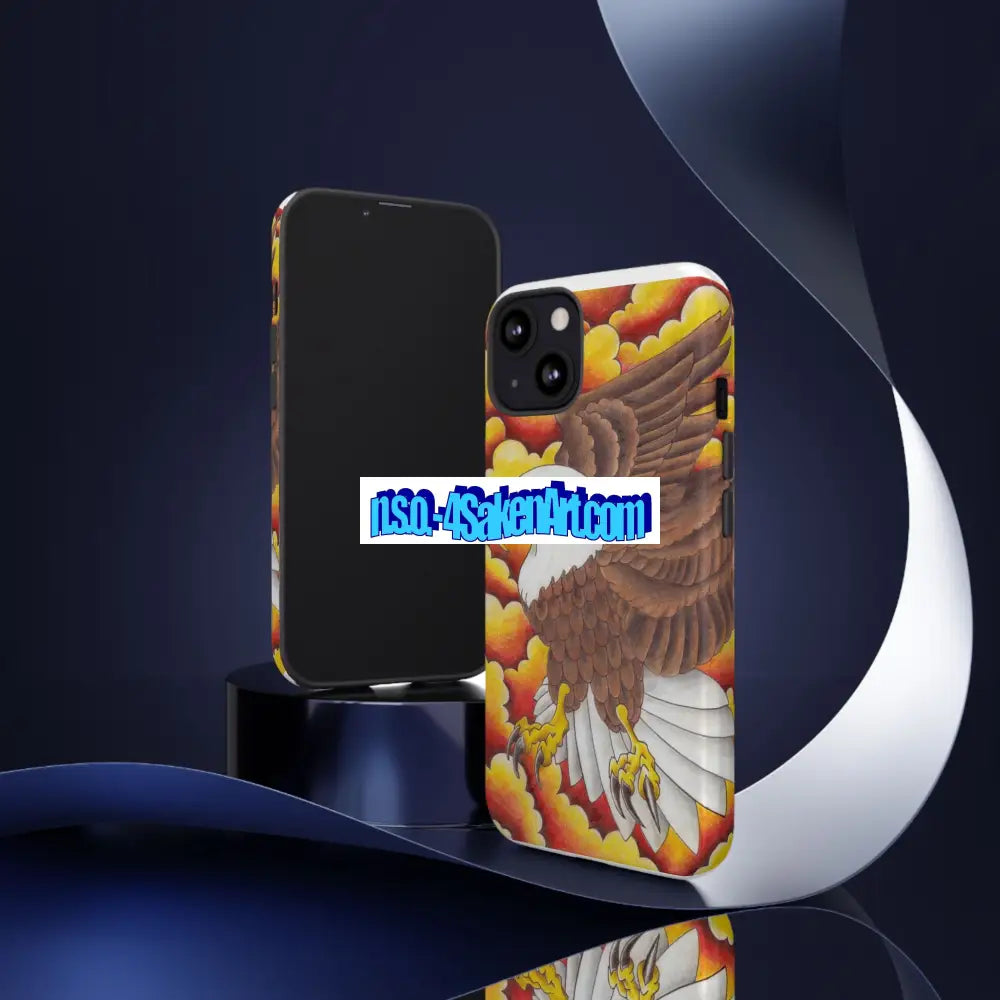 Eagle Phone Case Tough Cases with Eagle Design Gift for Wildlife Lovers Unique Phone Accessories Stylish Tough Cover
