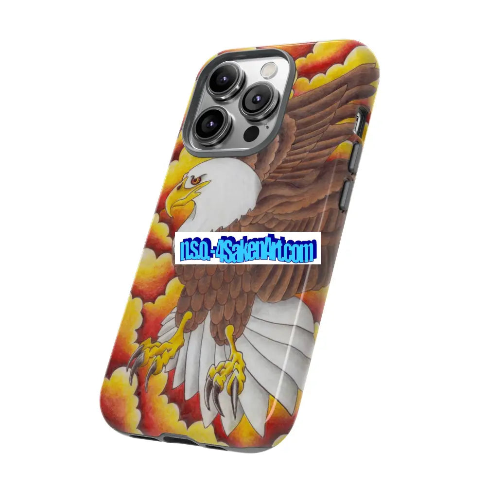 Eagle Phone Case Tough Cases with Eagle Design Gift for Wildlife Lovers Unique Phone Accessories Stylish Tough Cover