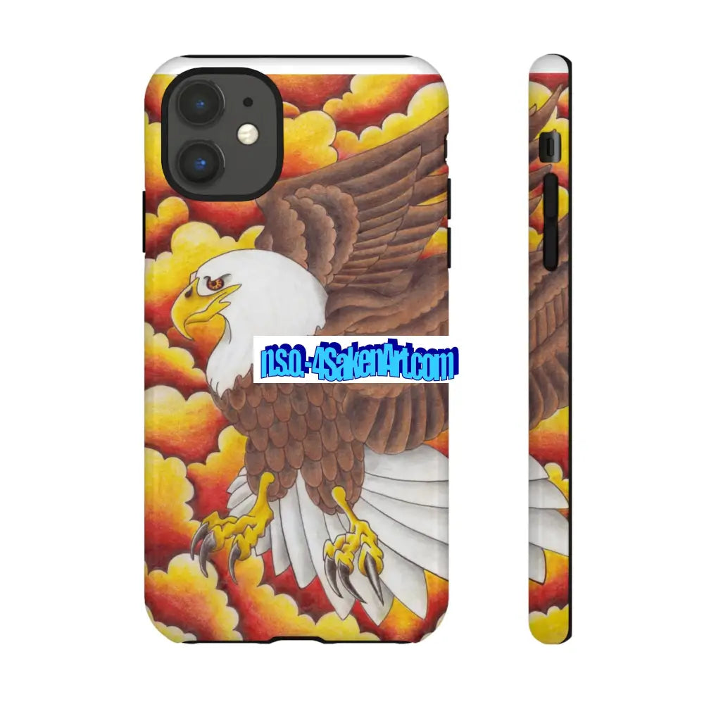 Eagle Phone Case Tough Cases with Eagle Design Gift for Wildlife Lovers Unique Phone Accessories Stylish Tough Cover