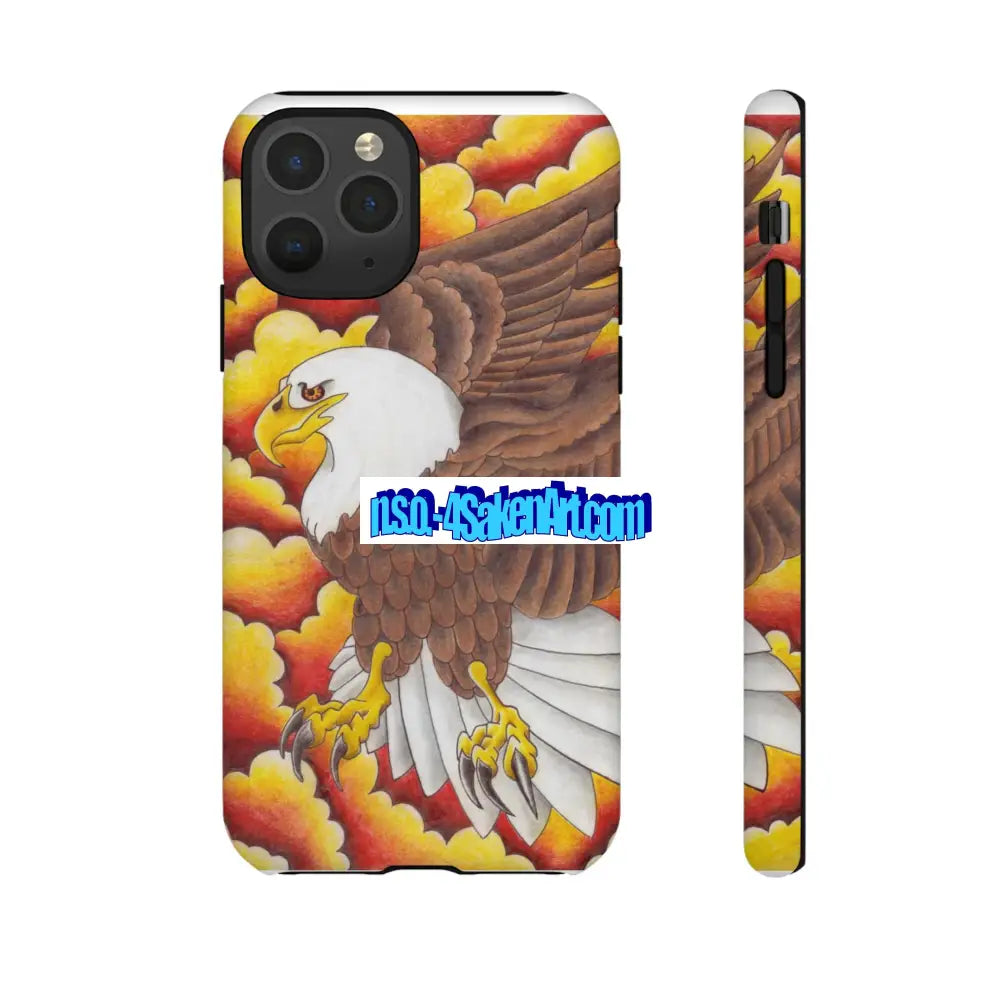Eagle Phone Case Tough Cases with Eagle Design Gift for Wildlife Lovers Unique Phone Accessories Stylish Tough Cover