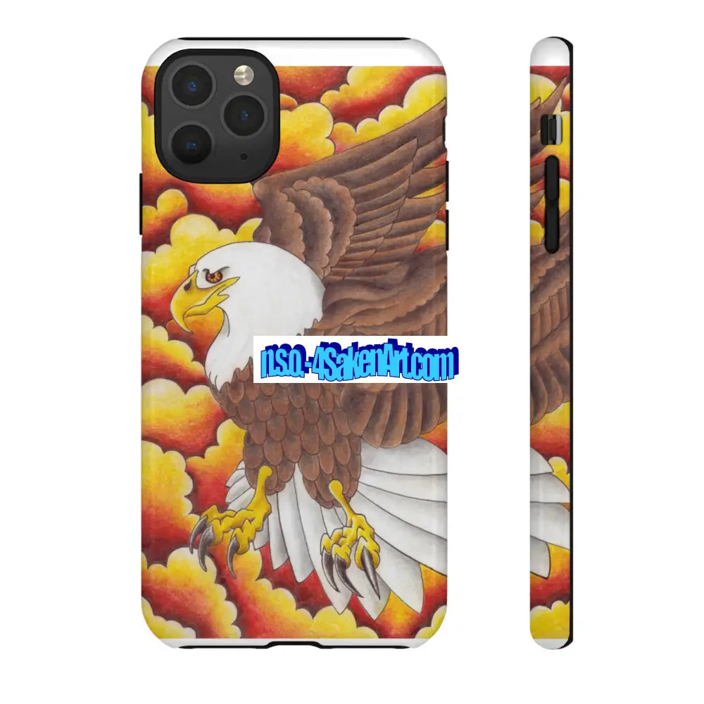 Eagle Phone Case Tough Cases with Eagle Design Gift for Wildlife Lovers Unique Phone Accessories Stylish Tough Cover