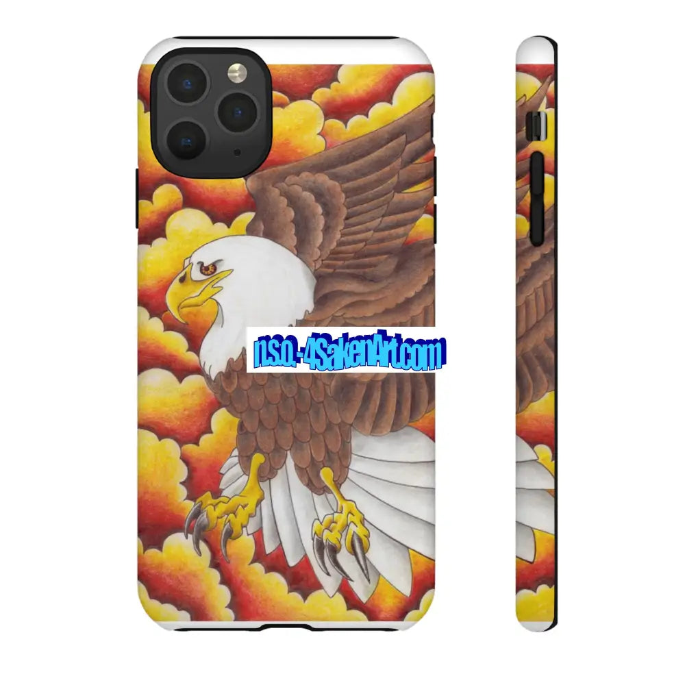 Eagle Phone Case Tough Cases with Eagle Design Gift for Wildlife Lovers Unique Phone Accessories Stylish Tough Cover