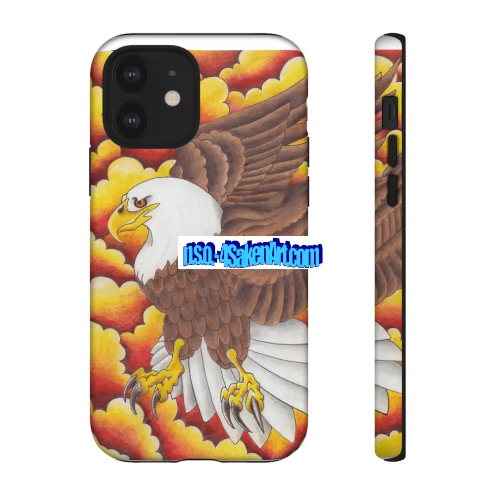 Eagle Phone Case Tough Cases with Eagle Design Gift for Wildlife Lovers Unique Phone Accessories Stylish Tough Cover