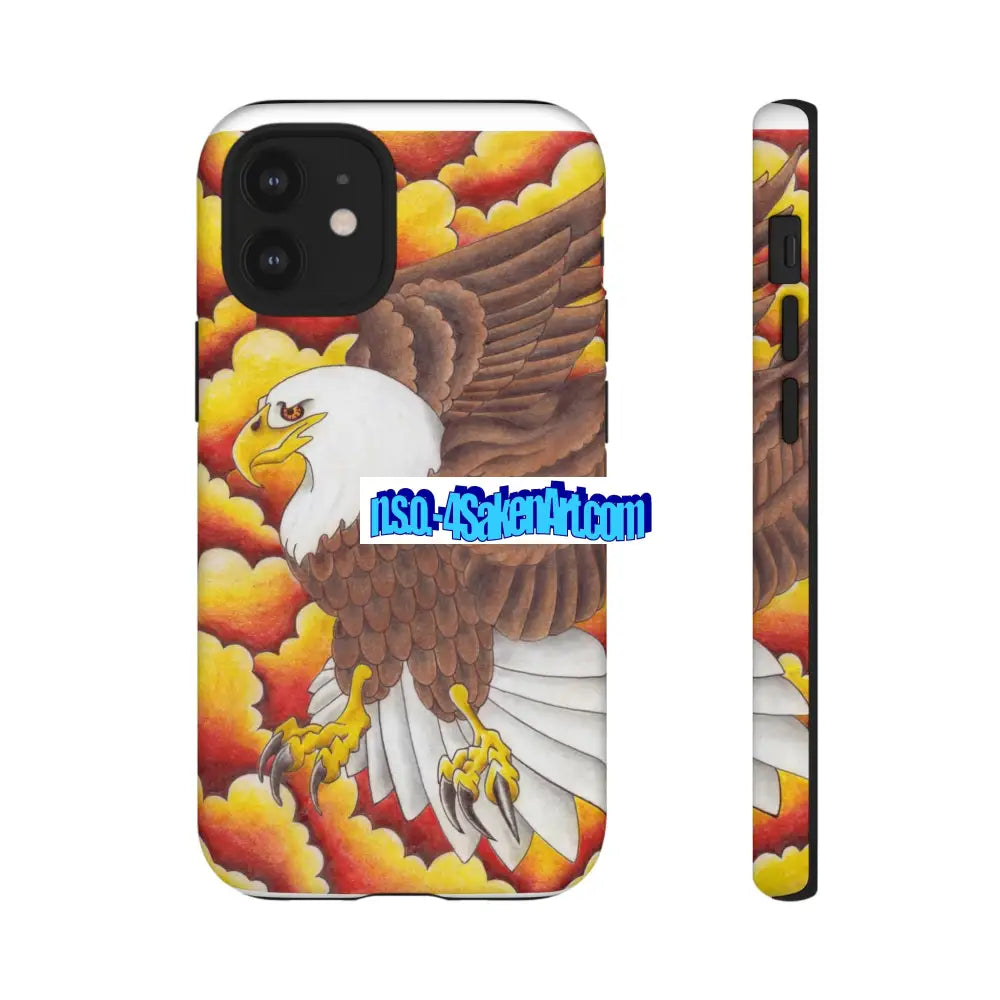 Eagle Phone Case Tough Cases with Eagle Design Gift for Wildlife Lovers Unique Phone Accessories Stylish Tough Cover