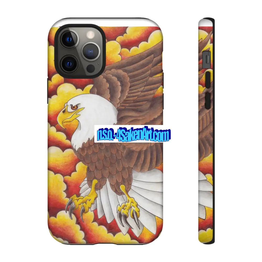 Eagle Phone Case Tough Cases with Eagle Design Gift for Wildlife Lovers Unique Phone Accessories Stylish Tough Cover