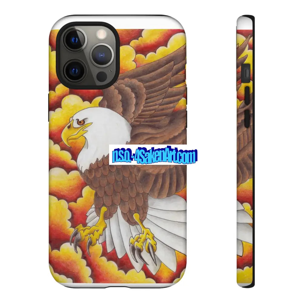 Eagle Phone Case Tough Cases with Eagle Design Gift for Wildlife Lovers Unique Phone Accessories Stylish Tough Cover