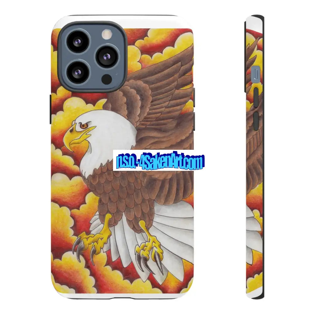 Eagle Phone Case Tough Cases with Eagle Design Gift for Wildlife Lovers Unique Phone Accessories Stylish Tough Cover