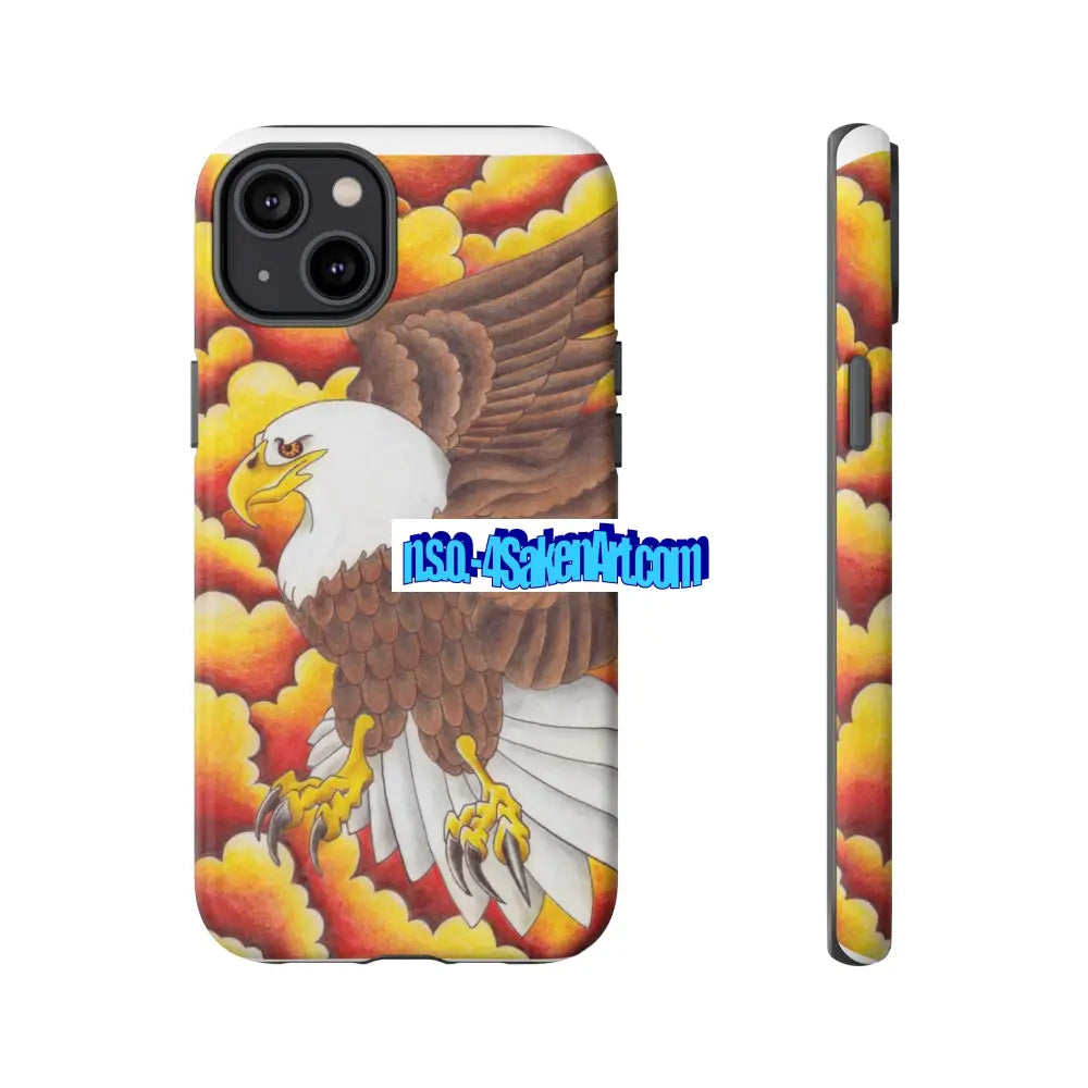 Eagle Phone Case Tough Cases with Eagle Design Gift for Wildlife Lovers Unique Phone Accessories Stylish Tough Cover