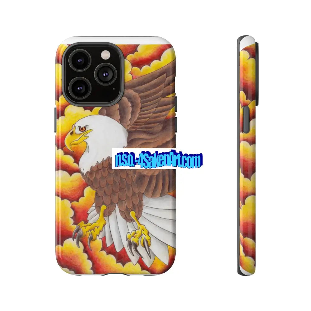 Eagle Phone Case Tough Cases with Eagle Design Gift for Wildlife Lovers Unique Phone Accessories Stylish Tough Cover