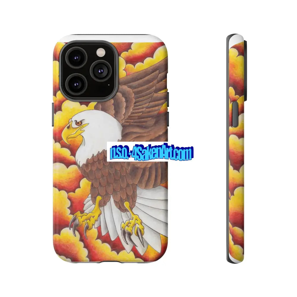 Eagle Phone Case Tough Cases with Eagle Design Gift for Wildlife Lovers Unique Phone Accessories Stylish Tough Cover