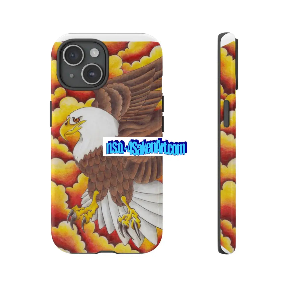 Eagle Phone Case Tough Cases with Eagle Design Gift for Wildlife Lovers Unique Phone Accessories Stylish Tough Cover