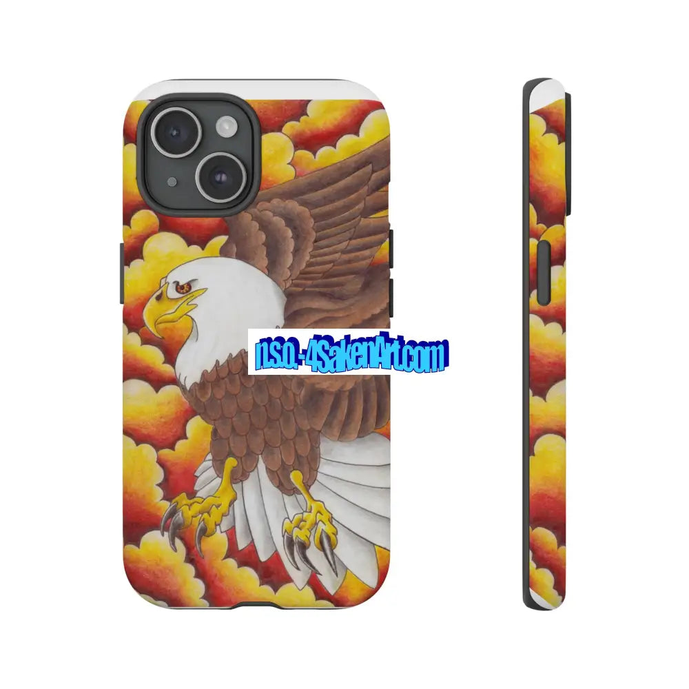 Eagle Phone Case Tough Cases with Eagle Design Gift for Wildlife Lovers Unique Phone Accessories Stylish Tough Cover