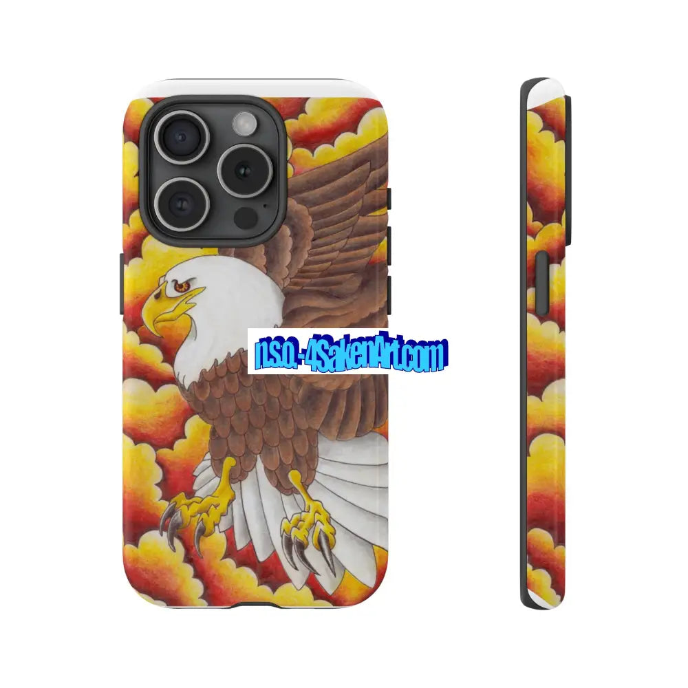 Eagle Phone Case Tough Cases with Eagle Design Gift for Wildlife Lovers Unique Phone Accessories Stylish Tough Cover