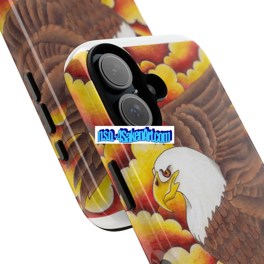 Eagle Phone Case Tough Cases with Eagle Design Gift for Wildlife Lovers Unique Phone Accessories Stylish Tough Cover