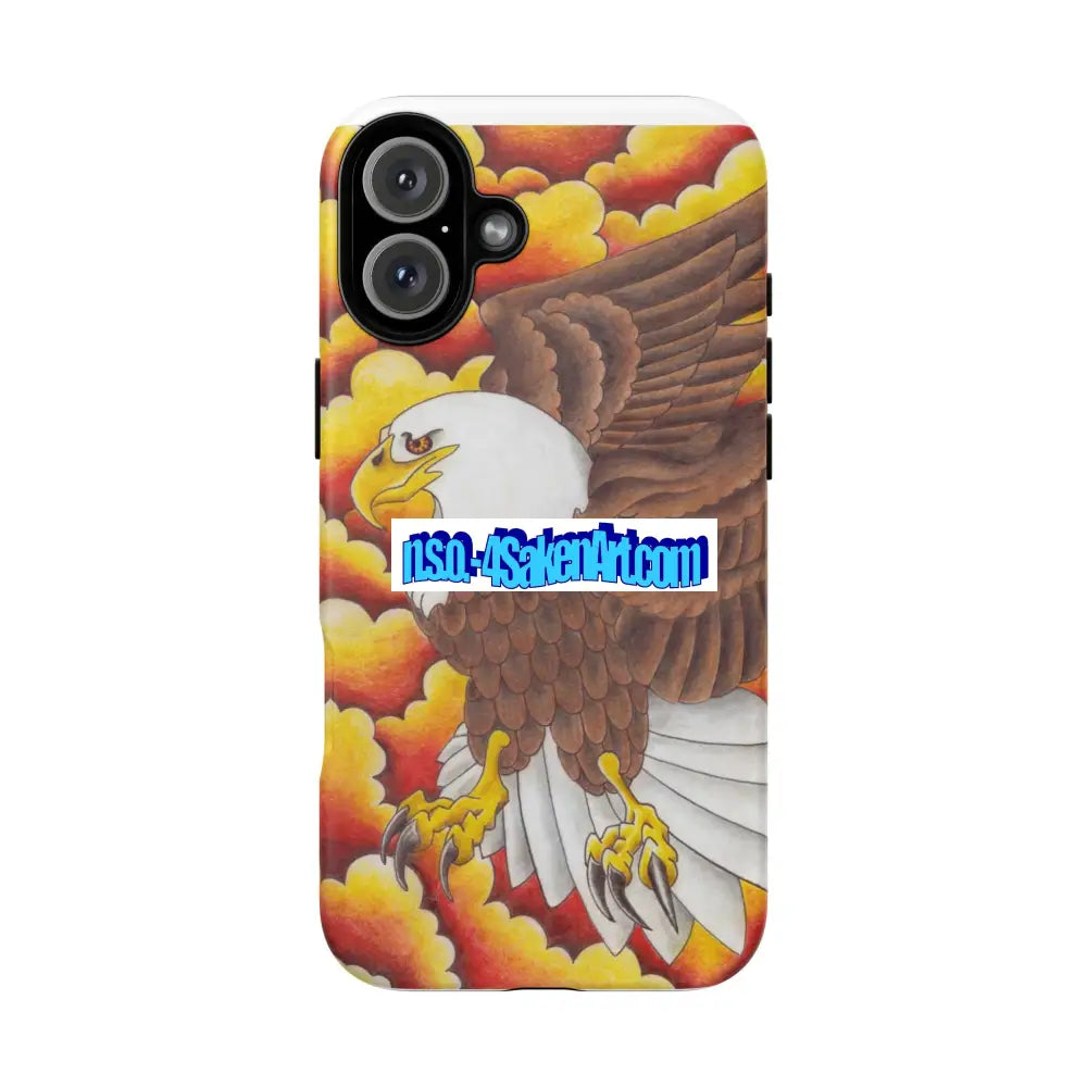 Eagle Phone Case Tough Cases with Eagle Design Gift for Wildlife Lovers Unique Phone Accessories Stylish Tough Cover