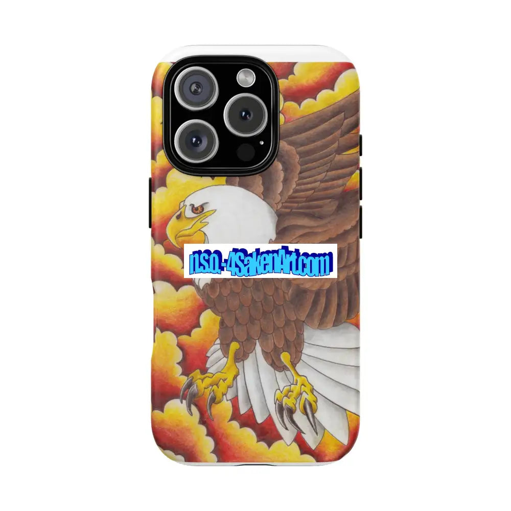 Eagle Phone Case Tough Cases with Eagle Design Gift for Wildlife Lovers Unique Phone Accessories Stylish Tough Cover