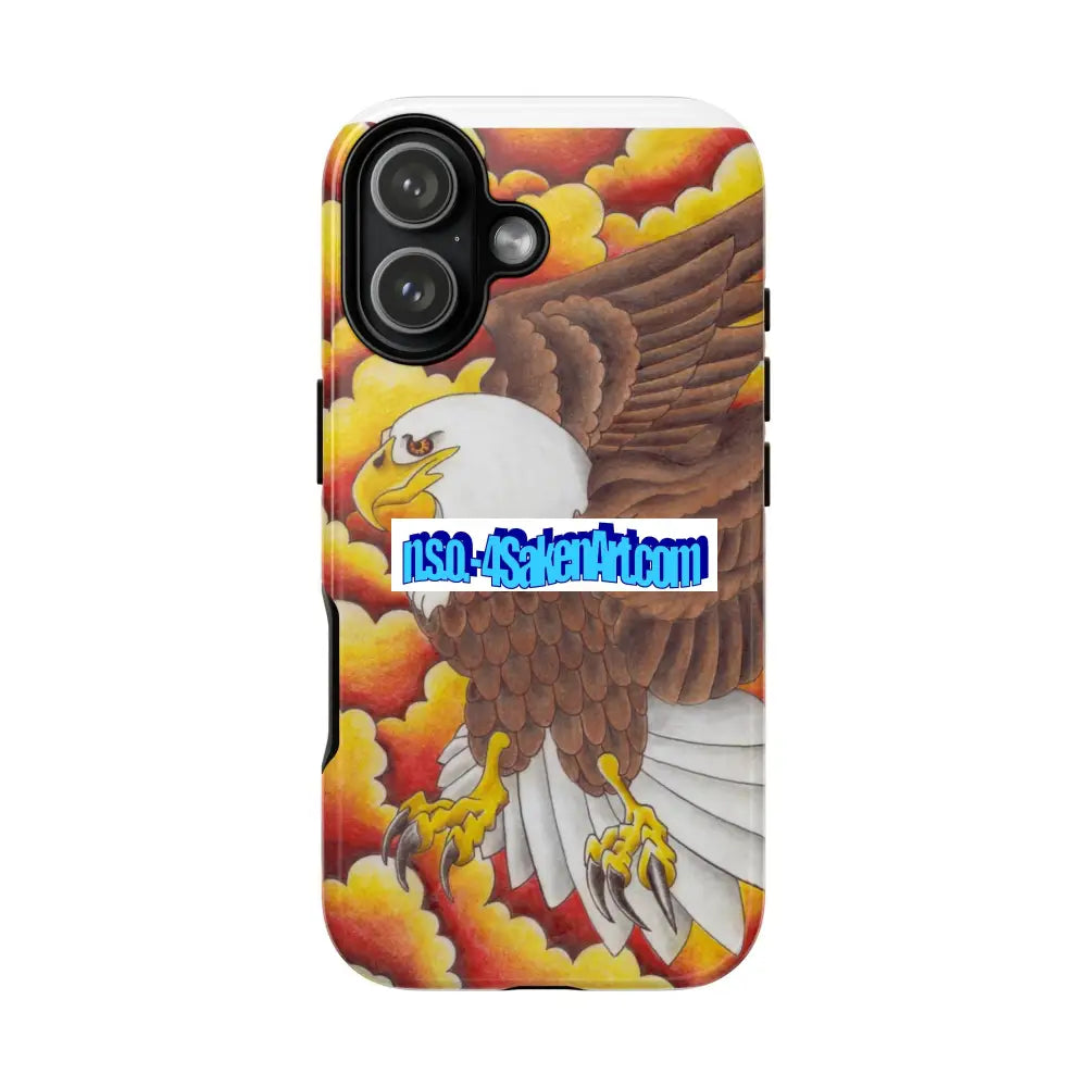 Eagle Phone Case Tough Cases with Eagle Design Gift for Wildlife Lovers Unique Phone Accessories Stylish Tough Cover