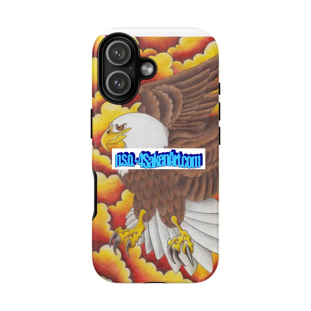 Eagle Phone Case Tough Cases with Eagle Design Gift for Wildlife Lovers Unique Phone Accessories Stylish Tough Cover
