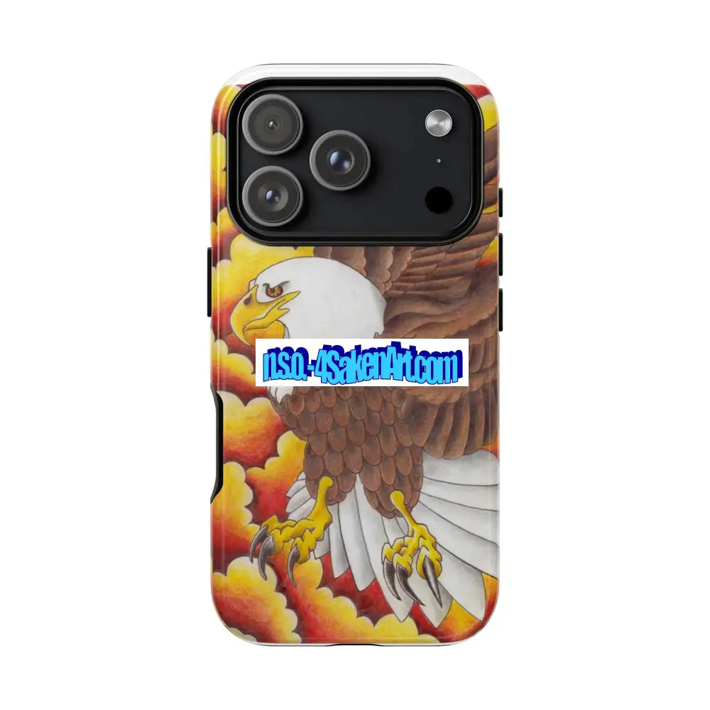 Eagle Phone Case Tough Cases with Eagle Design Gift for Wildlife Lovers Unique Phone Accessories Stylish Tough Cover