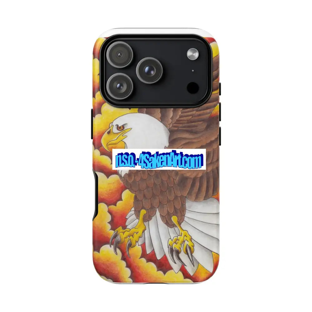 Eagle Phone Case Tough Cases with Eagle Design Gift for Wildlife Lovers Unique Phone Accessories Stylish Tough Cover