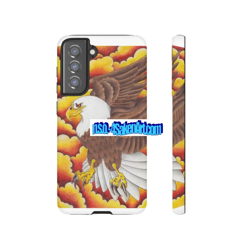 Eagle Phone Case Tough Cases with Eagle Design Gift for Wildlife Lovers Unique Phone Accessories Stylish Tough Cover