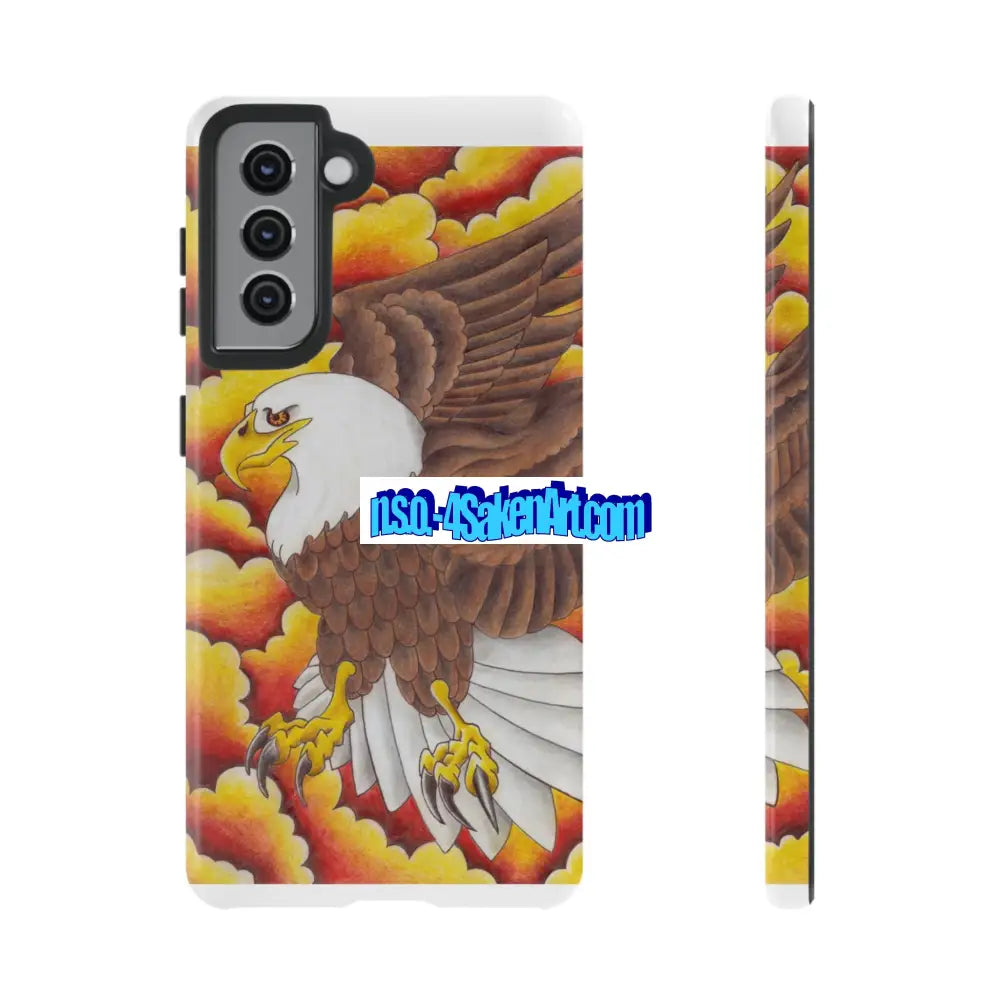 Eagle Phone Case Tough Cases with Eagle Design Gift for Wildlife Lovers Unique Phone Accessories Stylish Tough Cover