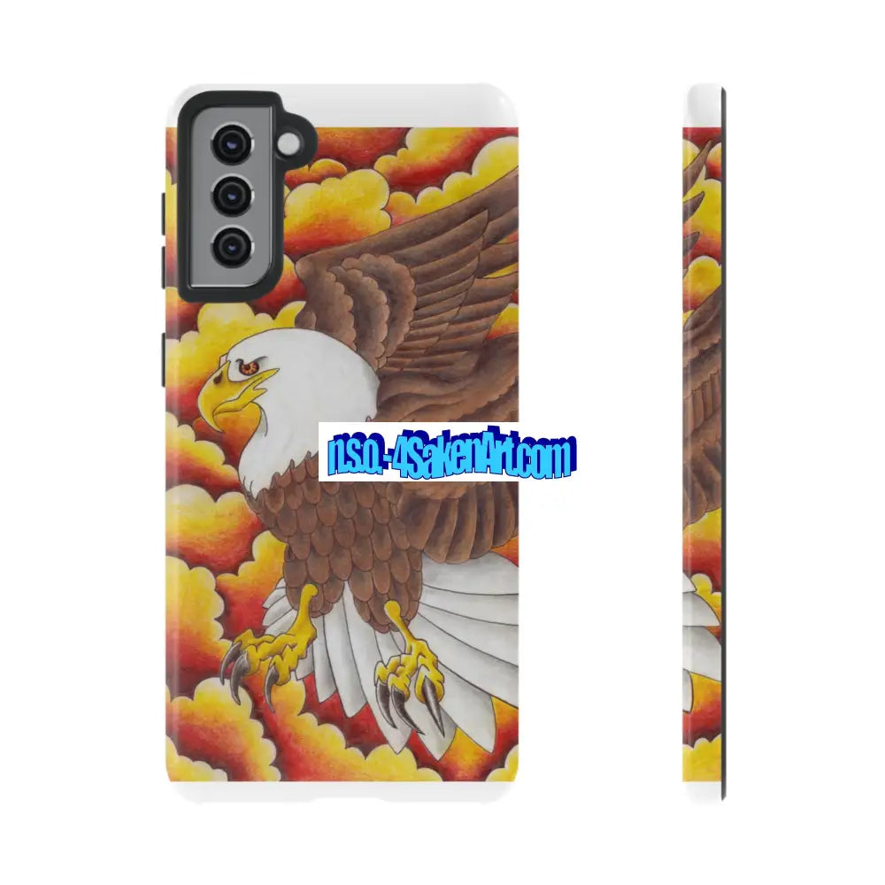 Eagle Phone Case Tough Cases with Eagle Design Gift for Wildlife Lovers Unique Phone Accessories Stylish Tough Cover