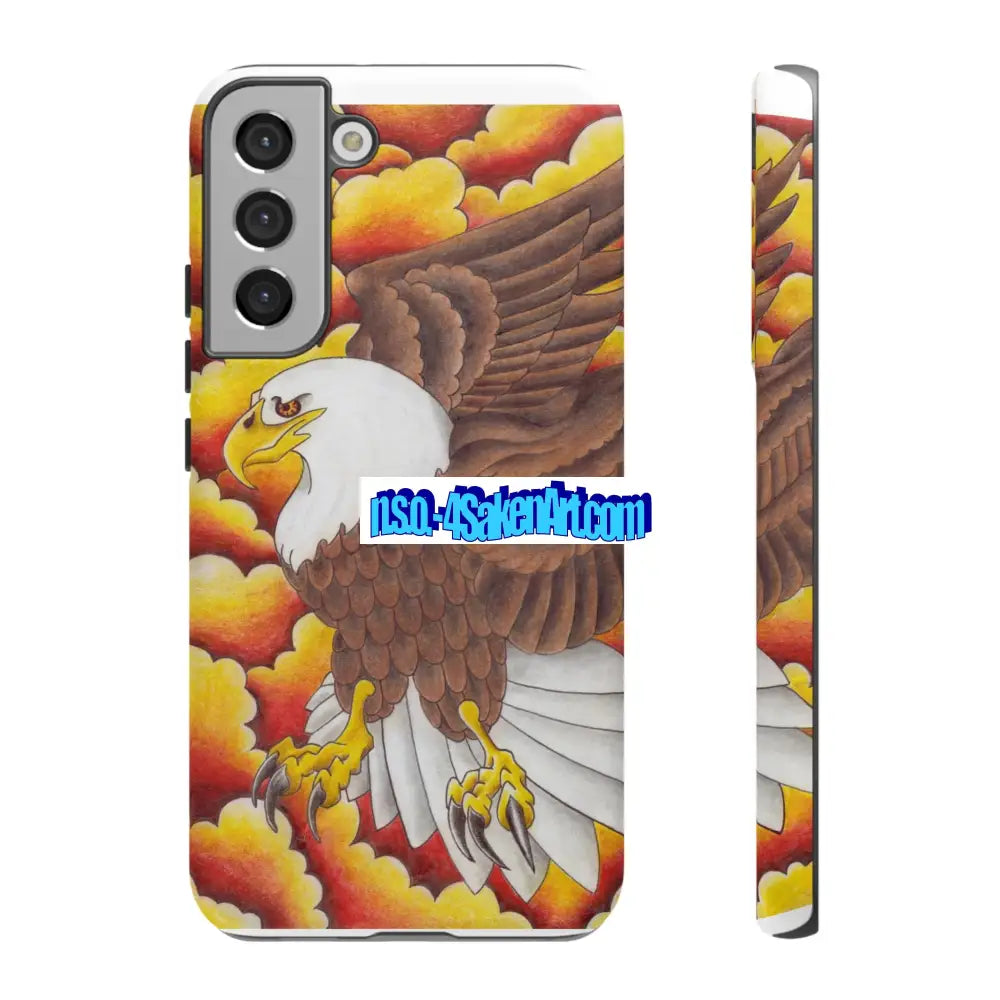 Eagle Phone Case Tough Cases with Eagle Design Gift for Wildlife Lovers Unique Phone Accessories Stylish Tough Cover