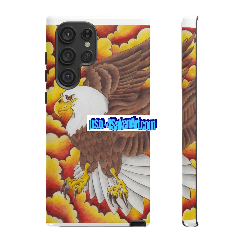Eagle Phone Case Tough Cases with Eagle Design Gift for Wildlife Lovers Unique Phone Accessories Stylish Tough Cover