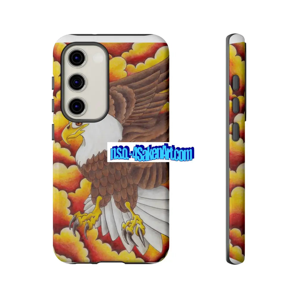 Eagle Phone Case Tough Cases with Eagle Design Gift for Wildlife Lovers Unique Phone Accessories Stylish Tough Cover