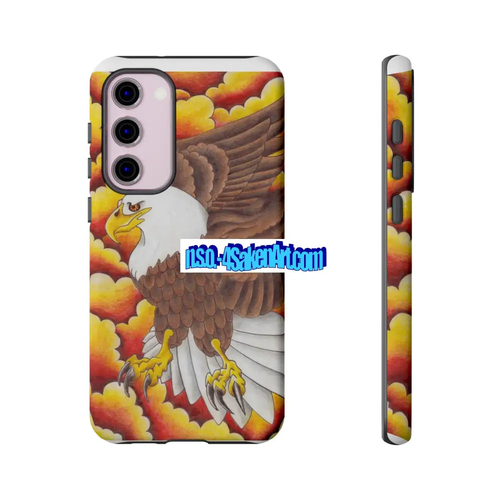 Eagle Phone Case Tough Cases with Eagle Design Gift for Wildlife Lovers Unique Phone Accessories Stylish Tough Cover